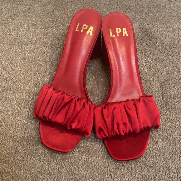 LPA Robyn Heel in Cherry Red - Picture 1 of 3